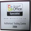 Metal faced plaques with wooden bases